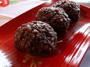 Traditional wagashi Botamochi / Ohagi