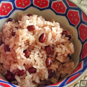 Azuki traditional menu “sekihan”