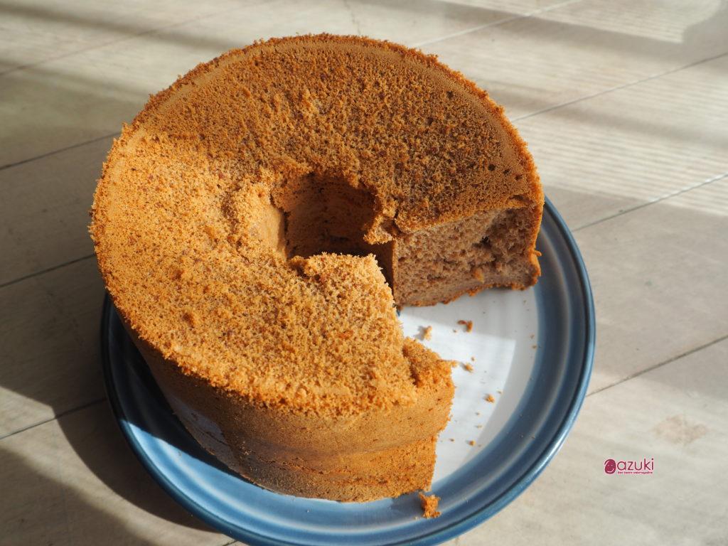 Gluten-Free Chiffon Cake with azuki Flour